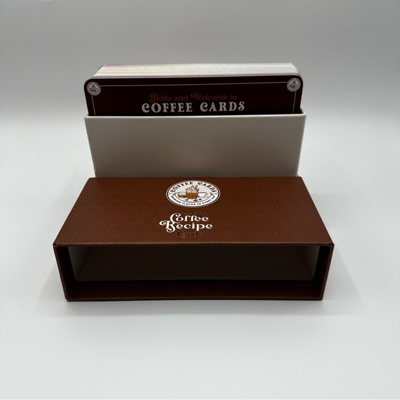 Coffee Recipe Cards Box - Picture 4 of 6